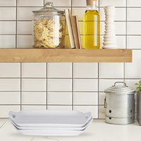 Services de vaisselle en porcelaine blanche de luxe personnalisés et écologiques, comprenant un plateau de service pour restaurant, fête, dîner et sushi