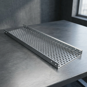 FinePunch FP-CT-GI-001 GI - Cannelle de câblage perforée en métal, fabriquée en Inde pour usage industriel avec trous de fixation - Product Image 1