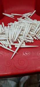 Agujas de resina de cuerno de hueso artesanales naturales de alta calidad técnica pulida - Product Image 3