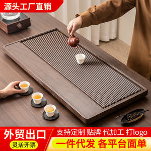 Table à thé en gros d'usine, plateau à thé, table à thé intégrée en bambou, petite table à thé simple pour infusion à sec avec sortie d'eau, livraison directe - Product Image 4