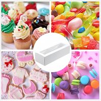 Boîtes d'expédition en carton kraft brun avec fenêtre transparente pour macarons et bonbons, écologiques et biodégradables, livraison en 1 à 3 jours, en gros