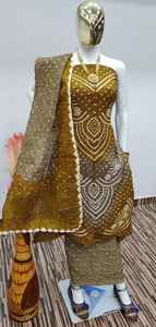 Conjunto de Traje Formal de Satén para Mujer, Diseño de Diseñador, con Pantalón y Dupatta, Cintura Natural, Elegante, Ropa India y Pakistaní - Product Image 2