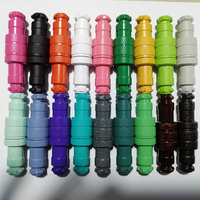 Connecteur aviateur GX16 Connecteur spiralé tressé GX16 Type C Aviation 2 3 4 5 6 8 Pin Cable Plug Colored GX16 GX12 Connectors