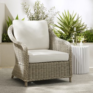 Classic PE Wicker Weaving Poolside Sofa and Wood Teak Table Set Outdoor <strong>Rattan</strong> <strong>Patio</strong> <strong>Furniture</strong> - Product Image 5