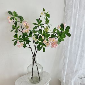 Flores Artificiales de Pittosporum, Flores de Seda Blancas y Rosas de Alta Simulación para Decoración del Hogar y Accesorios de Boda - Product Image 1