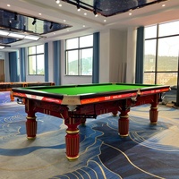 Table de billard chinoise de tournoi de 9 pieds, en ardoise et bois massif, professionnelle, pour intérieur, vente en gros, personnalisable, OEM, snooker