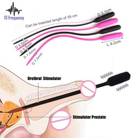 Masturbateur électrique anti-urine avec 10 fréquences de vibration, vibrateur urétral étendu, stimulation de la prostate, jouet sexuel pour homme