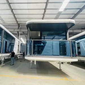 Thân thiện với môi Lều đám cưới xây dựng Viên Nang Nhà yurt cây nhà tắm ngoài trời kiosk prefab nhà