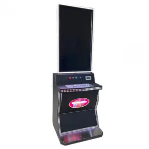 HJKX USA Popular Cabinet 32 43 Inch Vertical Touch Screen Monitor Metal Cabinet With LED Light Skill Game Machine