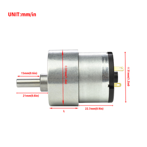 <span class=keywords><strong>Motorreductor</strong></span> Eléctrico XYT JGB37-520 de 37 mm, 12-24 V CC, Silencioso, de Alta Potencia, 7-1280 RPM, en Venta - Product Image 5