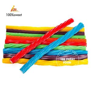 Usine OEM Arc-en-ciel Réglisse Bonbons Twists Pleine Taille Fruité Aromatisé Assortiment <span class=keywords><strong>de</strong></span> Bâtons Colorés Doux et Tendres Bonbons Doux Collations - Product Image 2