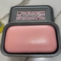 Jouet Squishy en Polyuréthane Ultra-Doux à Rebond Lent, Motif Gâteau au Lait Taro avec Paillettes, pour Soulagement du Stress et Décompression