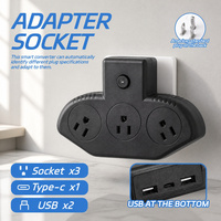 Multiprise industrielle standard américaine en gros d'usine avec 3 prises CA, 2 ports USB et 1 port Type-C pour les États-Unis et le Canada