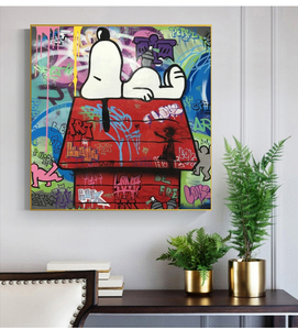 Tình Yêu Nghệ Thuật Pop Canvas Banksy Graffiti Alec Tranh In Nghệ Thuật - Product Image 6