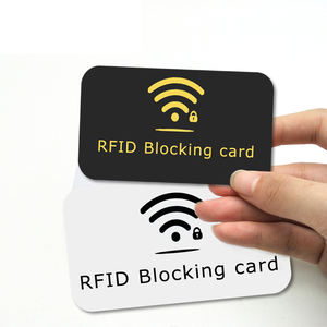 Jeu de cartes <span class=keywords><strong>RFID</strong></span> sans fil, manchon, écologique, blanc, <span class=keywords><strong>Anti</strong></span>-blocage de <span class=keywords><strong>carte</strong></span> <span class=keywords><strong>RFID</strong></span>, pour le paiement sûr - Product Image 3