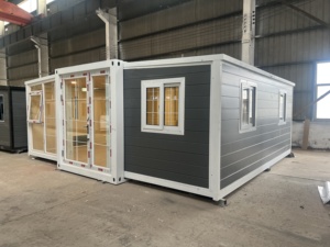 Thiết Kế Hiện Đại 20/40ft Đúc Sẵn Di Động Gấp Thoáng Khí Nhà Dễ Dàng Lắp Ráp Đôi Cánh <span class=keywords><strong>Container</strong></span> Cho Khách Sạn Phòng Khách - Product Image 2