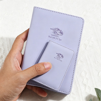 Libreta de Bolsillo Mini con Logotipo Personalizado, Suministro de Fábrica, Cubierta de Tela y PU, 100 Hojas, A6/A7, Pequeño Diario, Regalo Empresarial o Souvenir