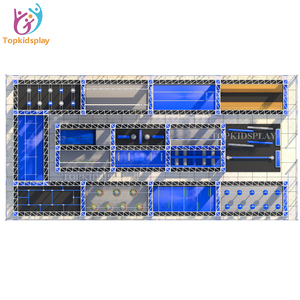 Équipement de <span class=keywords><strong>course</strong></span> d'obstacle d'intérieur, parc avec fosse à mousse et <span class=keywords><strong>course</strong></span> ninja - Product Image 6
