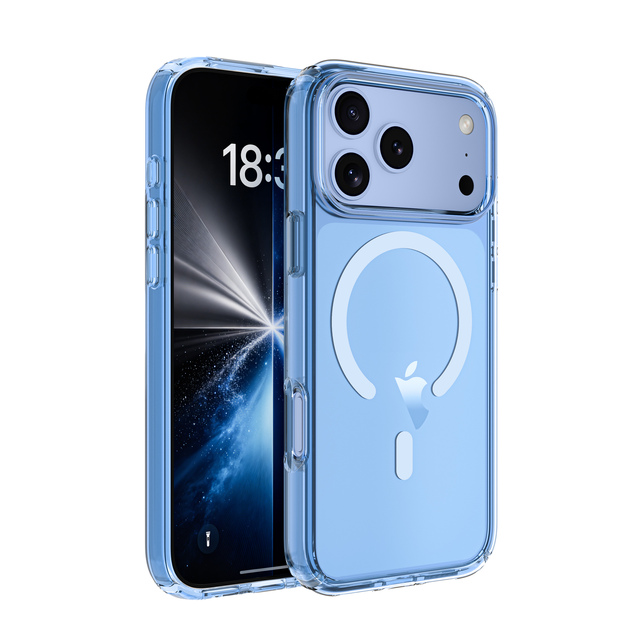 For iPhone 18 Pro Max Original Colors Magnetic 2.0mm Phone Case for iPhone 17 Protective Shockproof Clear Phone Cover