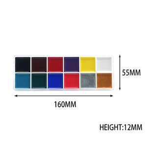 Palette <span class=keywords><strong>de</strong></span> <span class=keywords><strong>maquillage</strong></span> pour peinture corporelle imperméable, ensemble <span class=keywords><strong>de</strong></span> peinture faciale pour <span class=keywords><strong>Halloween</strong></span>, pigment <span class=keywords><strong>de</strong></span> fête, palette <span class=keywords><strong>de</strong></span> peinture à l'huile 12 couleurs, <span class=keywords><strong>maquillage</strong></span> - Product Image 2