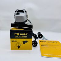 Meuleuse d'angle électrique sans balais portative 650W 11000 tr/min pour découpe, meulage et polissage, disques 100mm/125mm, jaune