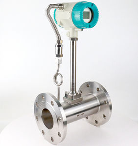Pengukur arus baja tahan karat RS485 <span class=keywords><strong>Digital</strong></span> Cerdas biaya <span class=keywords><strong>Vortex</strong></span> pengukuran cairan uap Gas 4-20MA Flange minyak OEM - Product Image 2