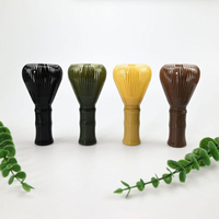 Fouet à Matcha Multicolore Réutilisable en Plastique ABS PP et Résine Chasen pour Café, Matcha Latte, Mélange Quotidien, Entretien Facile, Vente en Gros, Fournitures de Thé