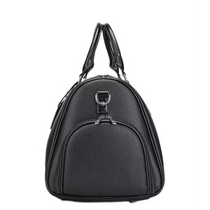BSCI Factory Custom Luxury Multifunctional <b>Men</b> Vegan Faux Leather <b>Travel</b> Overnight Weekender Duffel <b>Bag</b> with Shoe Compartment - Product Image 6