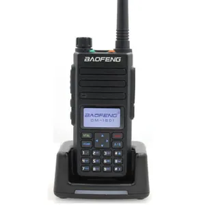 2020 Baofeng DMR DM-1801 ווקי טוקי VHF UHF 136-174 & 400-470MHz Dual Band Dual זמן חריץ Tier 1 & 2 דיגיטלי רדיו DM1801