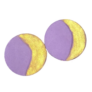 Nouveaux bombes de bain moussantes biologiques personnalisées en gros, bombes de bain lune avec paillettes dorées et parfum floral, produit de bain biologique naturel - Product Image 1