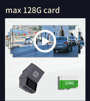 Caméra de tableau de bord double 4G LTE 2K avec visualisation en direct à distance, suivi GPS et surveillance de véhicule en temps réel