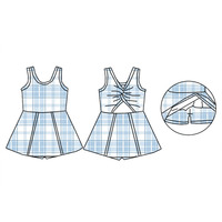 Maillot de bain sans manches d'été imprimé personnalisé de haute qualité pour les filles Vêtements de plage et de piscine pour petites filles Nouveaux vêtements pour enfants