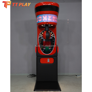 Máquina de Juego de Boxeo Interactiva, Operada con Monedas, Saco de Boxeo Electrónico, Prueba de Fuerza con Efectos Sonoros Emocionantes - Product Image 3