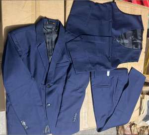 Nouveau Costume <span class=keywords><strong>Homme</strong></span> 3 Pièces 2025 de Haute Qualité, Blazers Élégants de <span class=keywords><strong>Luxe</strong></span> pour Mariage et Affaires, Gilet Pantalon <span class=keywords><strong>Bleu</strong></span>, Vestes Formelles pour Marié - Product Image 5