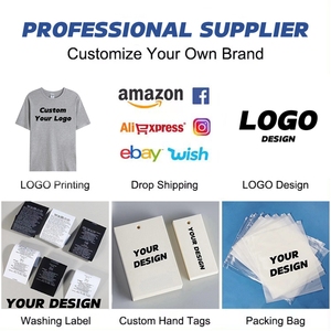 T-shirts vierges en coton 100% de haute qualité pour la vente en gros, T-shirts surdimensionnés épais pour impression personnalisée, T-shirt homme col rond - Product Image 5