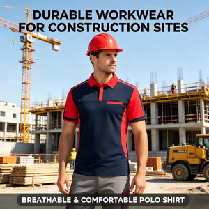 Venta al por Mayor de Camisetas Polo de Trabajo con Logotipo Personalizado, Camiseta de Manga Corta, Ropa de Trabajo de Verano, Uniforme de Trabajo para Empresas y Equipos - Product Image 5
