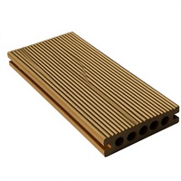 Planches de terrasse en composite WPC rouge-brun, revêtement de sol extérieur imperméable, antidérapant, à âme creuse, emboîtables, aspect bois, pour balcon et piscine