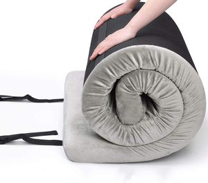 Memory Foam Camping <b>Mattress</b> Pad, Waterproof Roll up Sleeping Pad, Thick Floor Sleeping Mats for Tent With Removable Travel Bag - Product Image 1