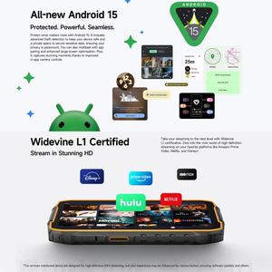 ราคาขายส่ง <span class=keywords><strong>Ulefone</strong></span> RugKing 4 Pro 8GB+256GB โทรศัพท์มือถือกันน้ำ ทนทาน หน้าจอ 6.56 นิ้ว Android 15 4G NFC โทรศัพท์มือถือ <span class=keywords><strong>Ulefone</strong></span> - Product Image 6