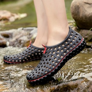 Chaussures d'été décontractées pour hommes, à enfiler, perforées, confortables, durables, chaussures fraîches pour activités nautiques et plage, chaussures de plage pour femmes et couples - Product Image 4