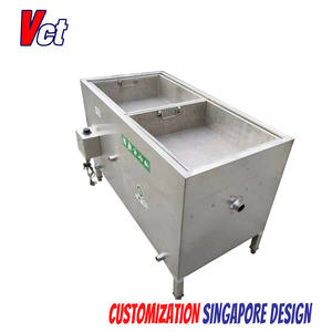 VICTORY KITCHEN Meuble de cuisine professionnel Inox Séparateur de résidus d'huile en acier inoxydable pour d'autres fournitures d'hôtel et de restaurant - Product Image 2