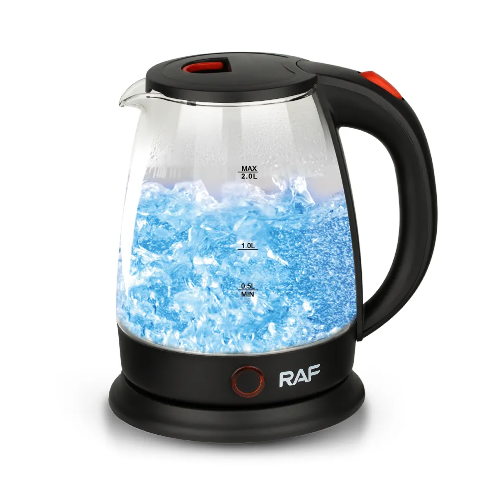 Transparent 2L Glass Smart Water Tea Maker Small Tea Pots Electric Kettles