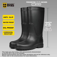 Bottes de pluie antidérapantes et imperméables CHUDUN Factory, légères, résistantes aux acides et aux alcalis, à tige haute, unisexes, semelle en caoutchouc EVA