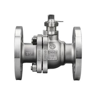 SS304 SS316 Acero inoxidable 150lb Válvula de bola de brida manual Alta temperatura para agua OEM personalizable - Product Image 6