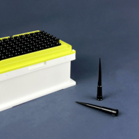 Pointes de pipette robotique compatibles Te-can Workstation, support en forme de I, pointes noires et transparentes 50ul 200ul 1000ul