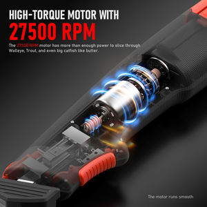 Cuchillo Fileteador Eléctrico Inalámbrico de 12V en Oferta, Recargable para Uso Doméstico y Pesca al Aire Libre <span class=keywords><strong>con</strong></span> Dos Cuchillas - Product Image 4