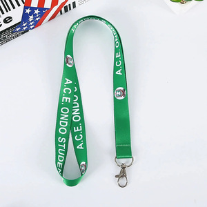Custom <b>Polyester</b> <b>Lanyard</b> 2x45mm Thermal Transfer Printing With Lobster Buckle For Work Exhibition Access Control - Product Image 5