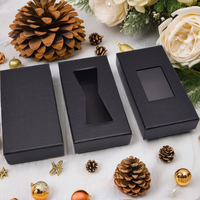 Boîte cadeau en carton de luxe, petite, avec logo personnalisé, élégante, avec nœud papillon