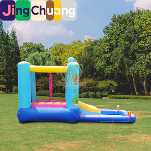 Castillo Inflable Infantil, Parque Acuático Doméstico, Trampolín, Castillo Acuático para Jugar al Aire Libre, Trampolín Pequeño y Mediano - Product Image 4