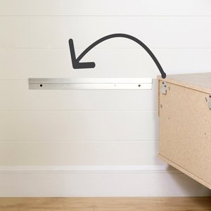 Italian Beige Night Stands <strong>Oak</strong> Hanging Side <strong>Bedside</strong> <strong>Table</strong> Wall Mounted Floating Wood Nightstand - Product Image 6